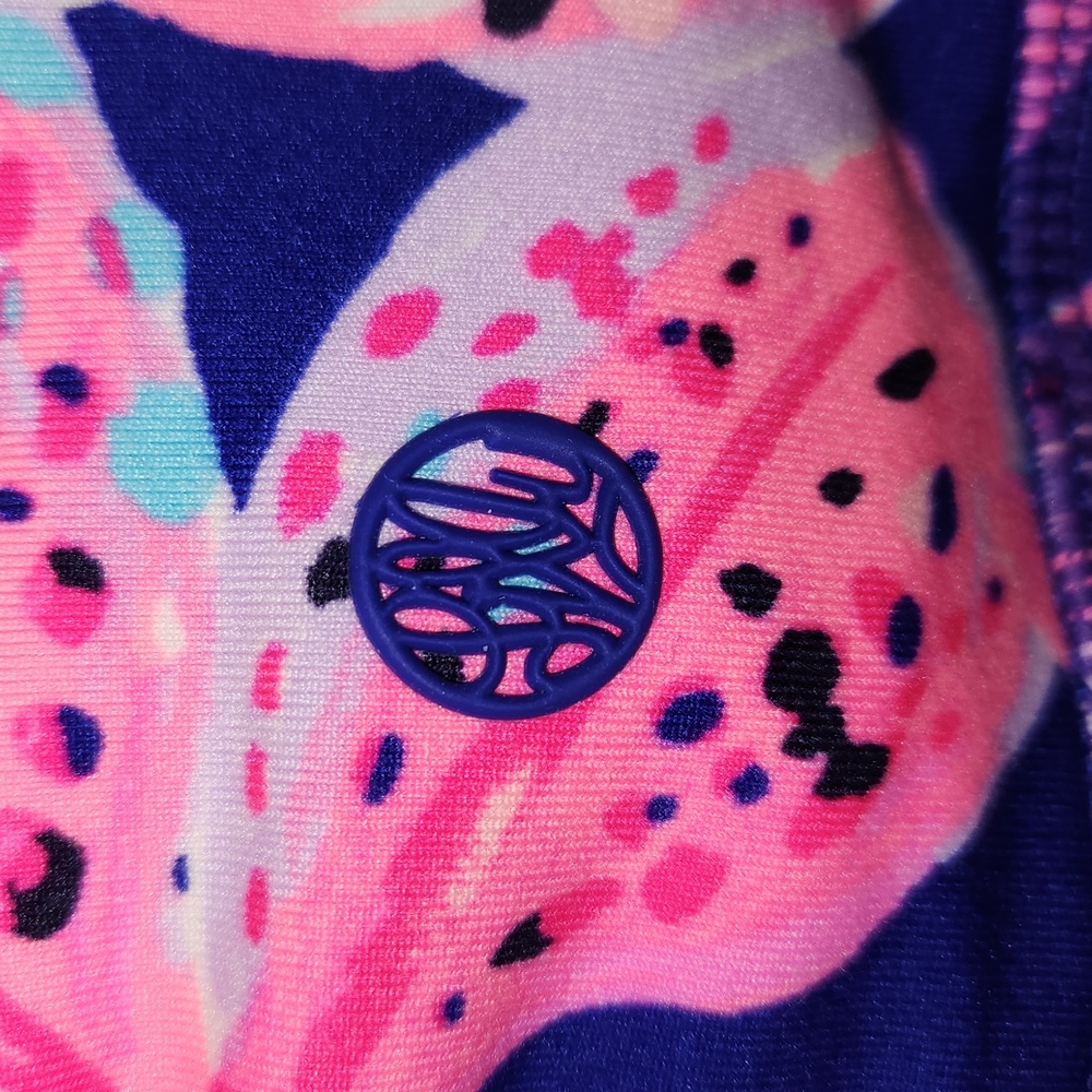 Lilly Pulitzer Colorful Cropped Weekender Luxletic Leggings Size S - Picture 5 of 9